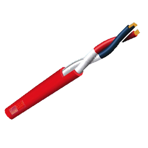 Cable trenzado apantallado 2x1.5mm LSHO CPR Cca B2ca Resistente al fuego
