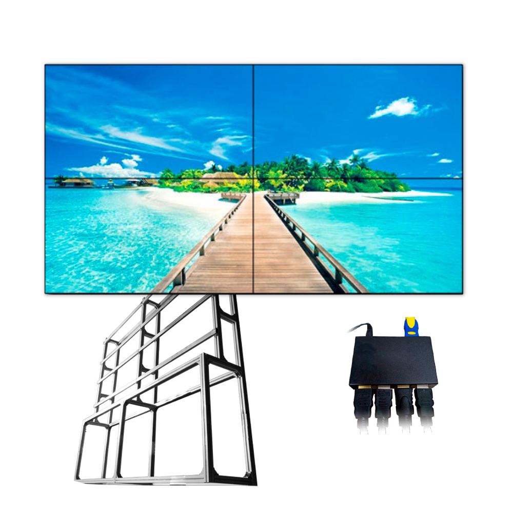 KIT-VIDEOWALL55-2X2-FLOOR