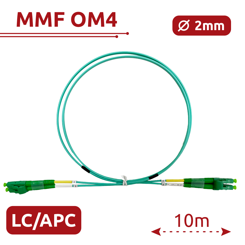 SF-LC-APC-LC-APC-OM4-DX-10M-A