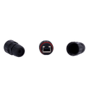 CON-RJ45-GLAND-W-BLACK