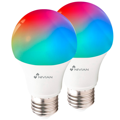 [2XNVS-BULB-RGBW-9E27-W] 2XNVS-BULB-RGBW-9E27-W
