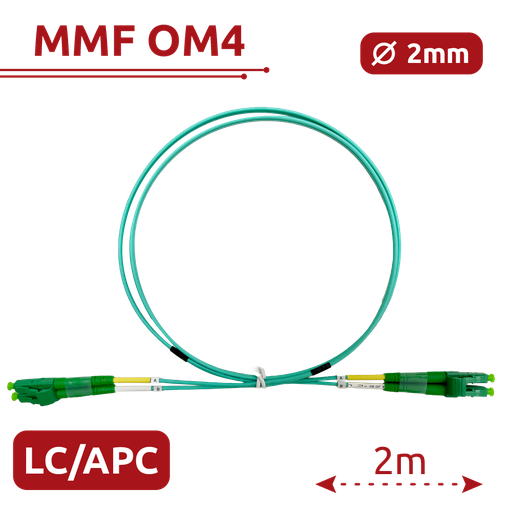 [SF-LC-APC-LC-APC-OM4-DX-2M-A] SF-LC-APC-LC-APC-OM4-DX-2M-A
